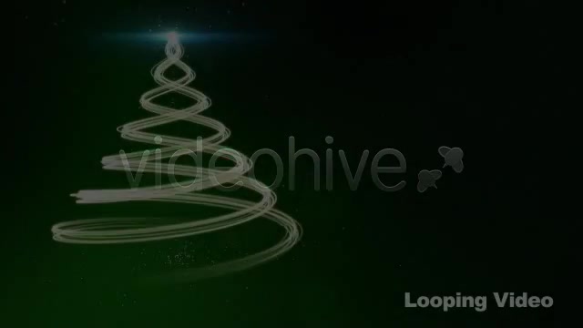Green Christmas Tree Backdrop Series of 2 + Loop - Download Videohive 1112204
