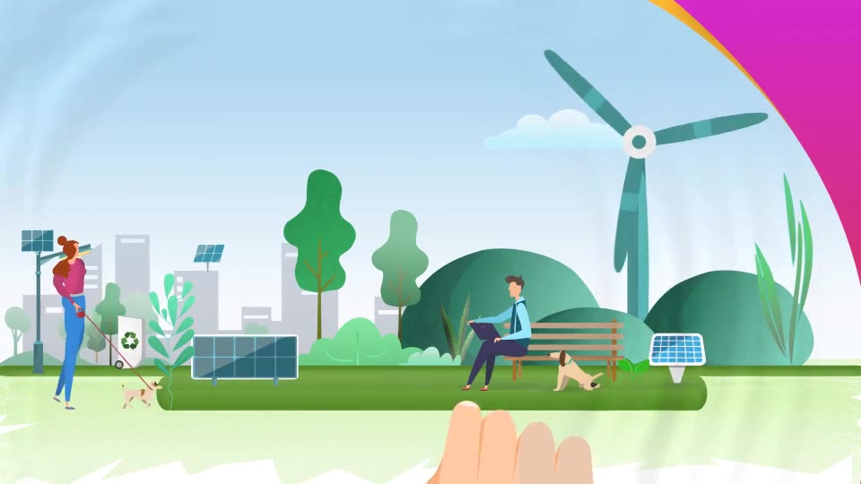 Green Eco Friendly Cities Renewable Energy Videohive 23804444 After Effects Image 2