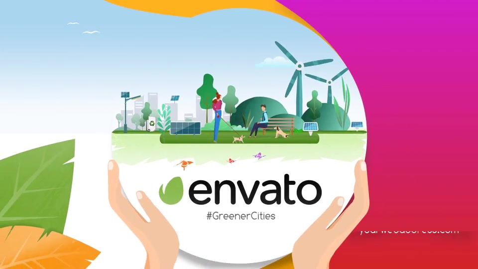 Green Eco Friendly Cities Renewable Energy Videohive 23804444 After Effects Image 3