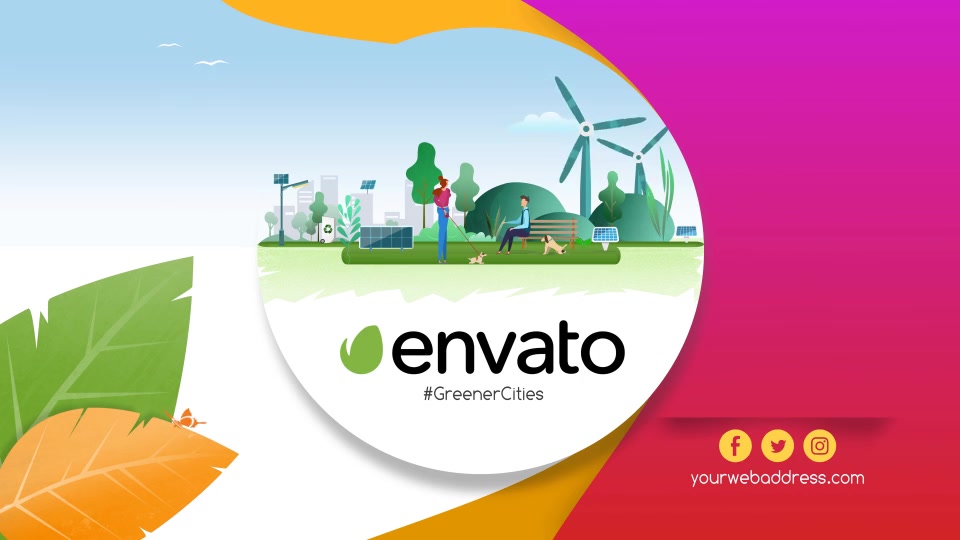 Green Eco Friendly Cities Renewable Energy Videohive 23804444 After Effects Image 4