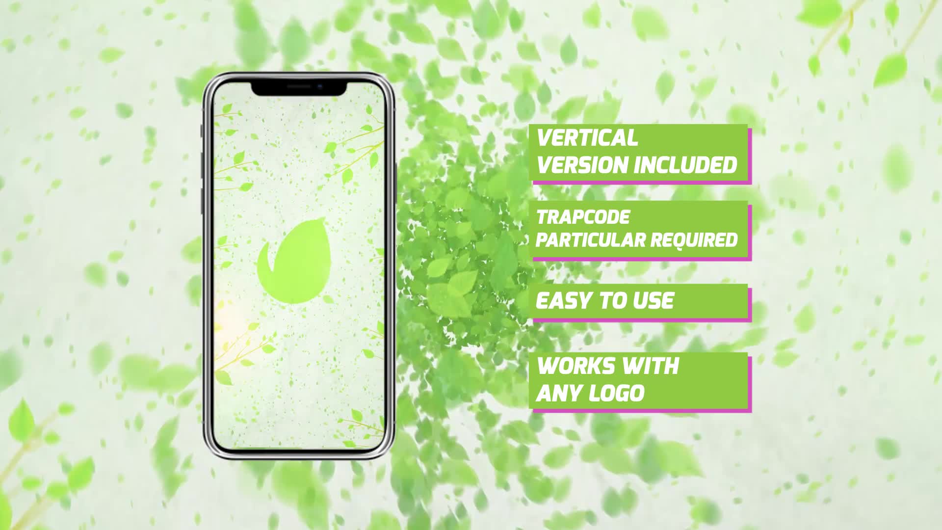Green Eco Logo Reveal Videohive 23890427 After Effects Image 7