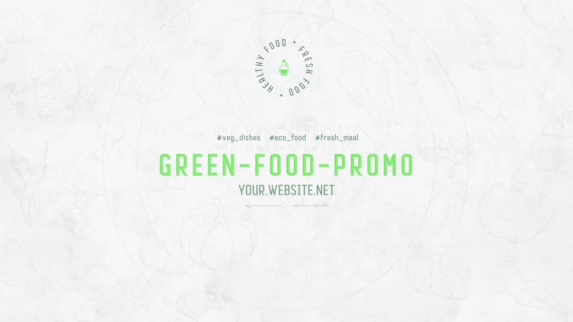 Green Food Promo Videohive 33784614 After Effects Image 1