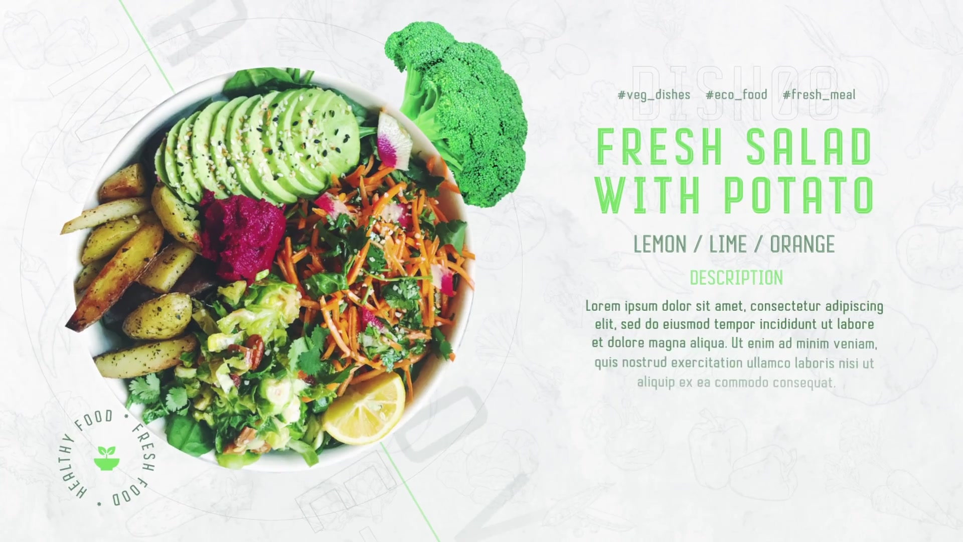 Green Food Promo Videohive 33784614 After Effects Image 11