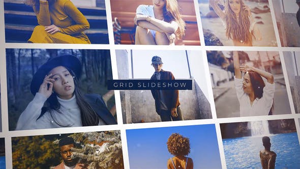 Grid Fashion Slideshow - Videohive Download 37159163