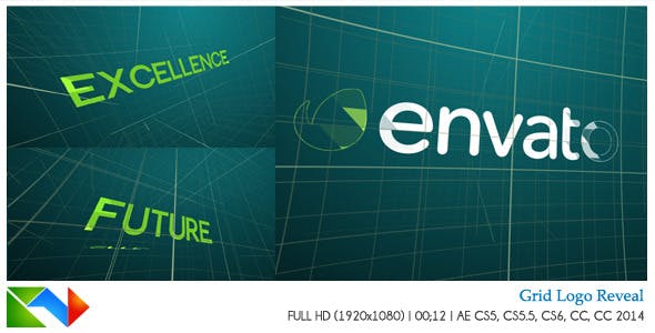 Grid Logo Reveal - Download 10029269 Videohive