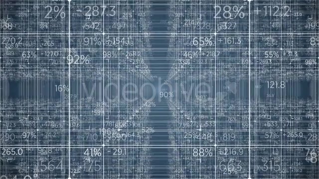 Grid Matrix of Numbers - Download Videohive 17662171