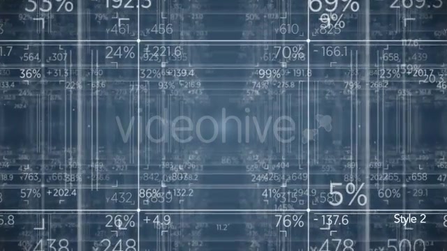 Grid Matrix of Numbers - Download Videohive 17662171