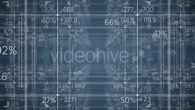 Grid Matrix of Numbers - Download Videohive 17662171