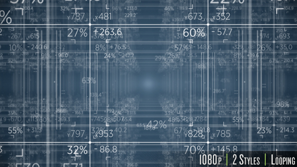 Grid Matrix of Numbers - Download Videohive 17662171