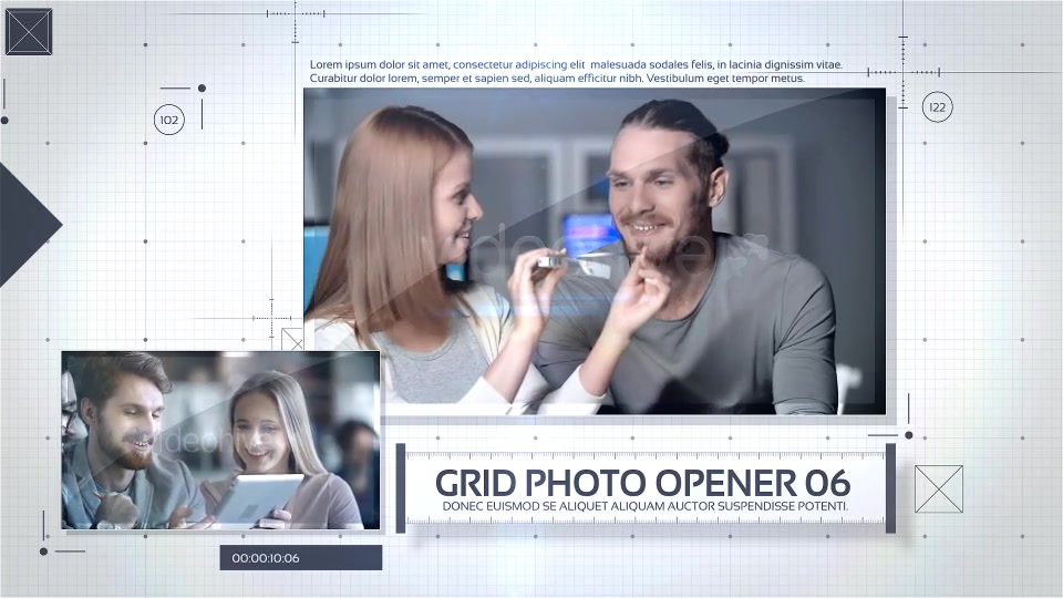 Grid Photo Opener Corporate Slideshow - Download Videohive 17475541