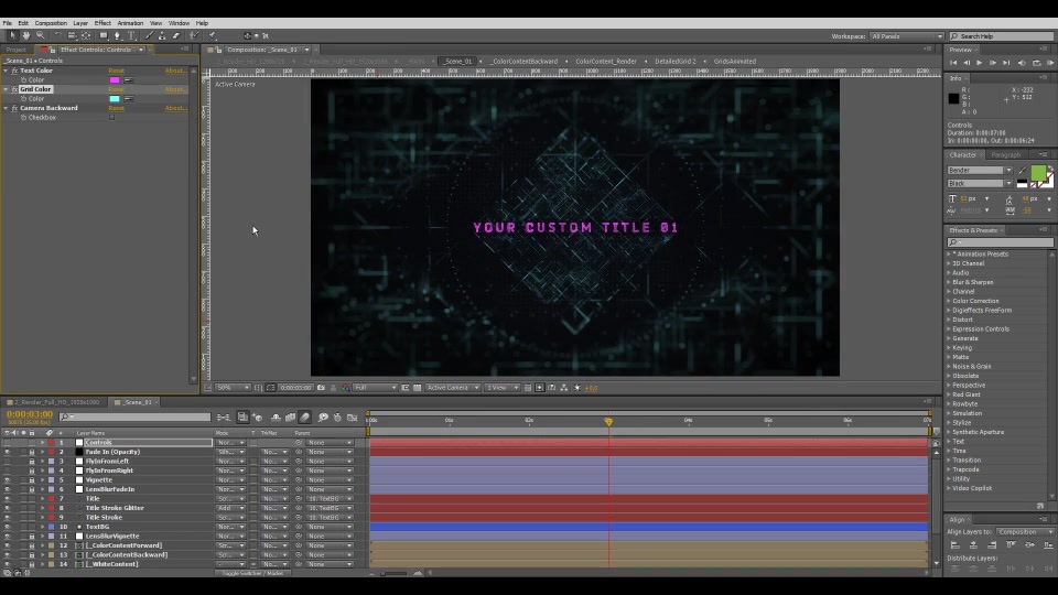 Grid Titles Videohive 14220018 After Effects Image 12