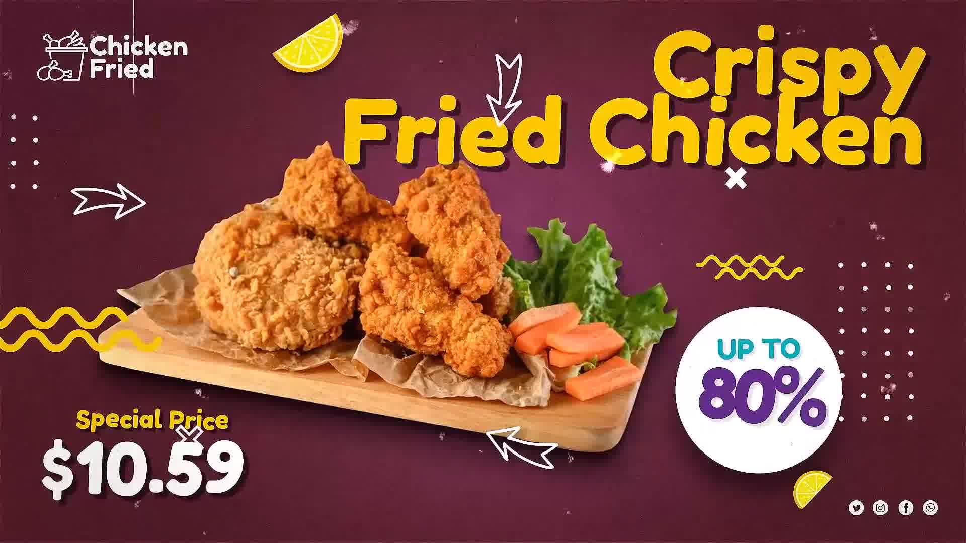 Grill Chicken Menu Combo Promo Videohive 38075725 After Effects Image 11