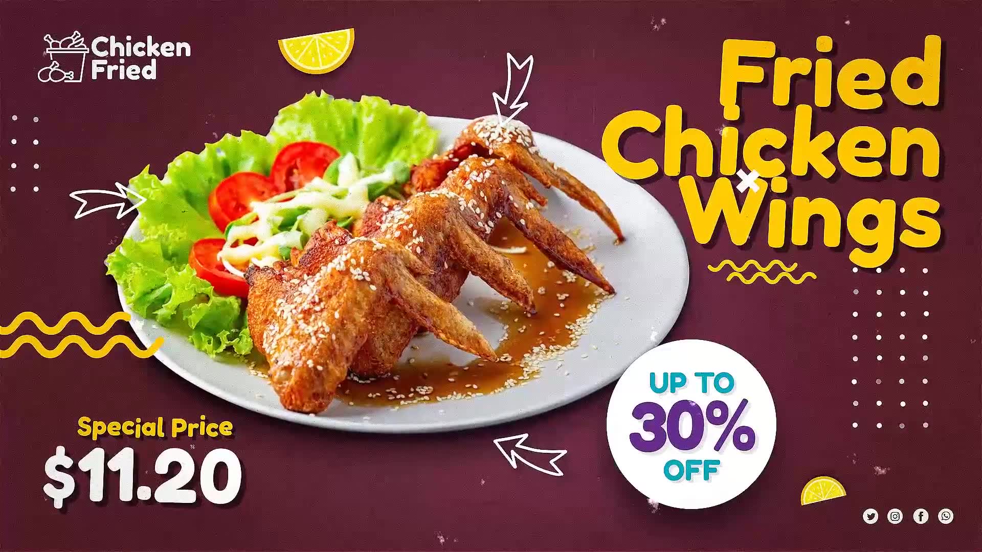 Grill Chicken Menu Combo Promo Videohive 38075725 After Effects Image 6