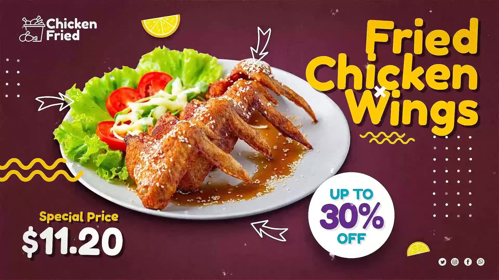 Grill Chicken Menu Combo Promo Videohive 38239659 Premiere Pro Image 6