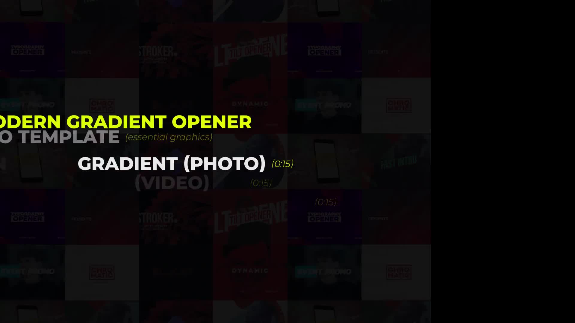 Grip Modern Gradient Opener Promotion Instagram Storie Preimere Pro Essentials Videohive 27232599 Premiere Pro Image 1