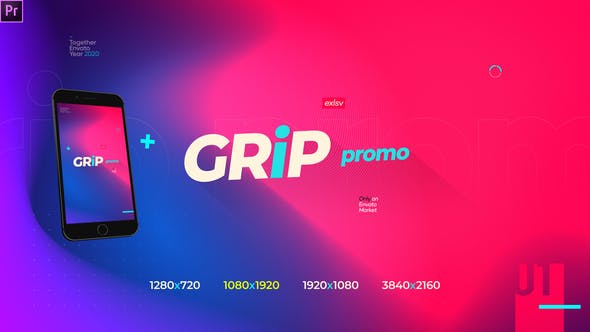 Grip Modern Gradient Opener Promotion Instagram Storie Preimere Pro Essentials - Videohive 27232599 Download