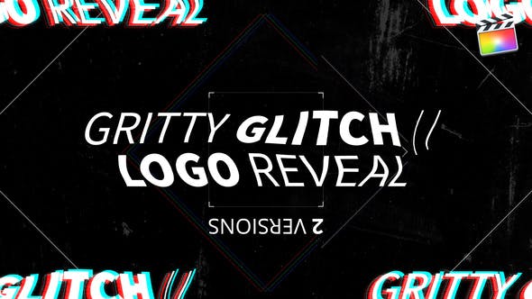 Gritty Glitch // Logo Reveal | For Final Cut & Apple Motion - Download 29486088 Videohive