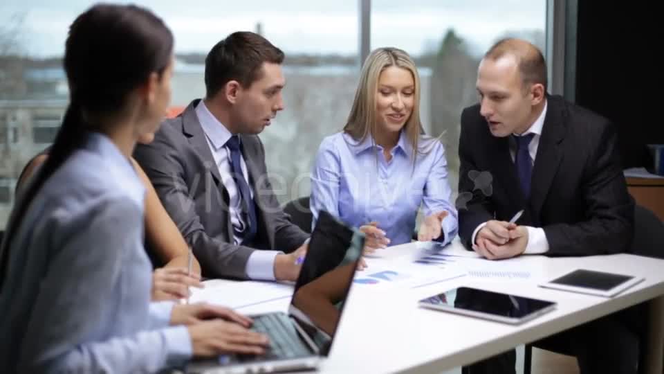 Group Of Business People Meeting At Office  Videohive 11509506 Stock Footage Image 1