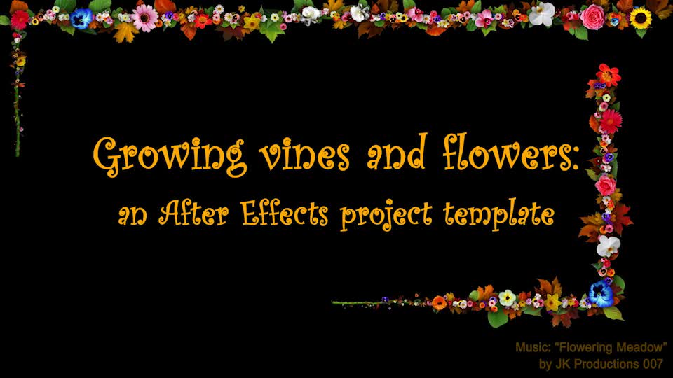 Growing vines and flowers - Download Videohive 19355384