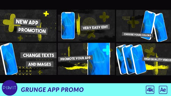 Grunge App Promo / Intro - 37356727 Download Videohive