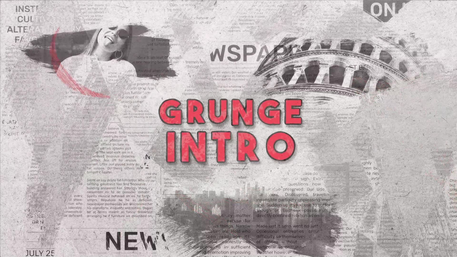 Grunge Brush Logo Intro Videohive 39928756 After Effects Image 3