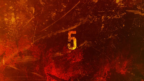 Grunge Countdown Intro - Download 32536298 Videohive