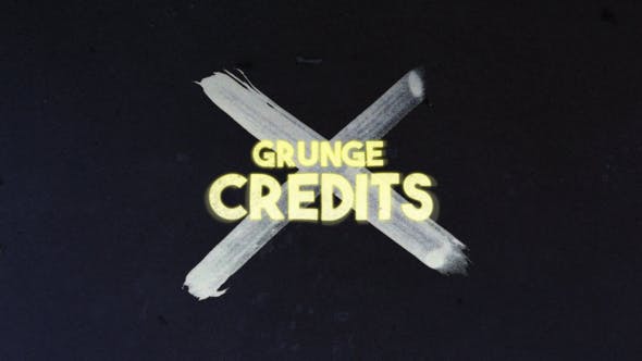 Grunge Credits - 24692806 Download Videohive