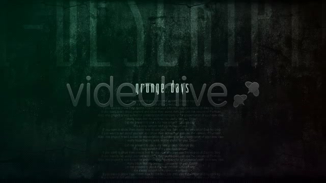 Grunge Days Videohive 2641494 After Effects Image 13