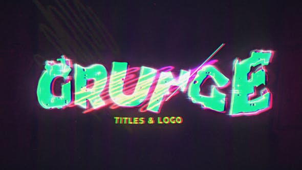 Grunge Glitch Intro & Logo - 31445517 Download Videohive