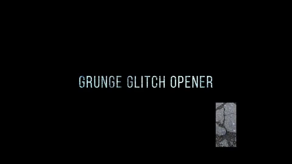 GRUNGE & GLITCH Logo opener Videohive 11082284 After Effects Image 1