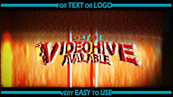 Grunge Glitch Logo Opener - Download Videohive 36162810