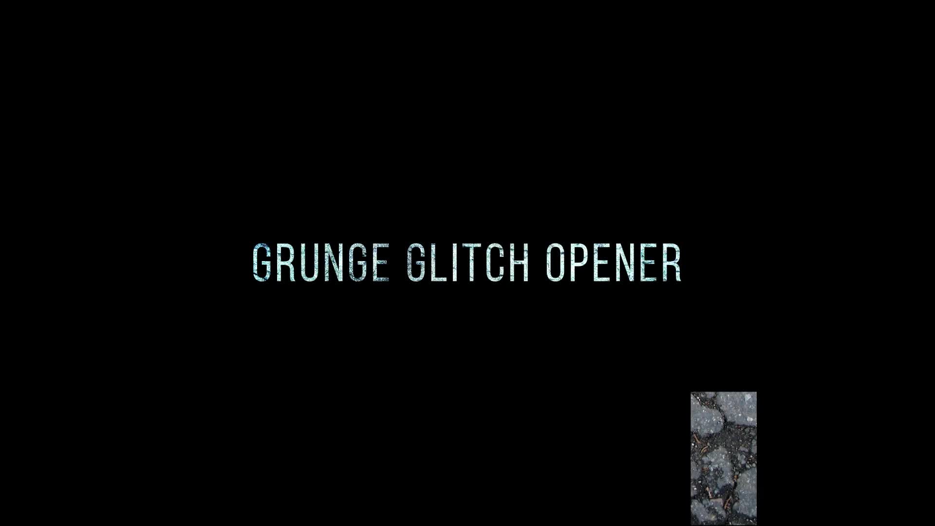 GRUNGE & GLITCH Opener Videohive 32440819 Premiere Pro Image 1