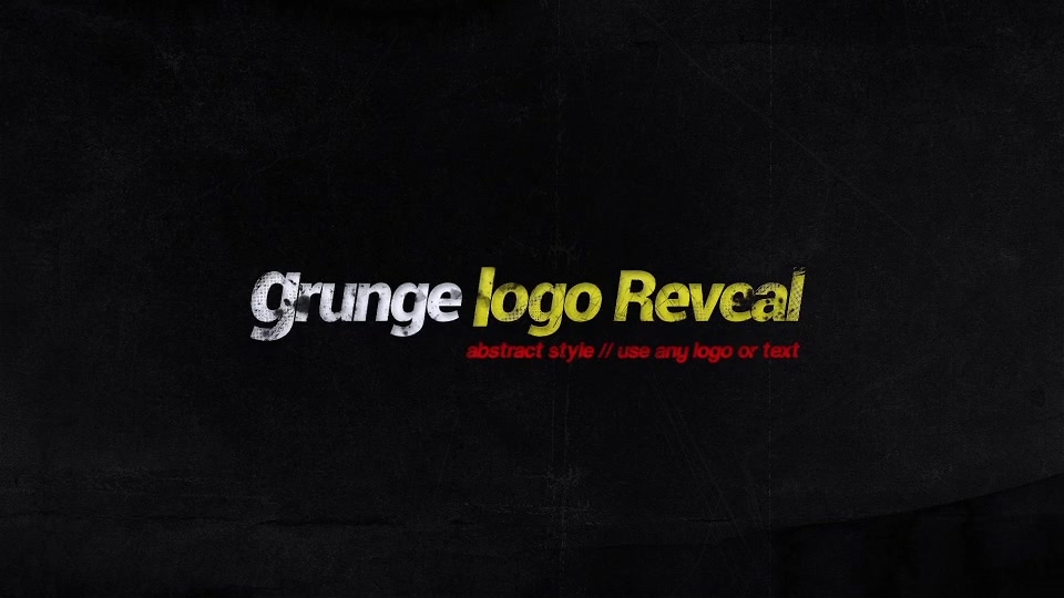 Grunge Logo Reveal - Download Videohive 21269568