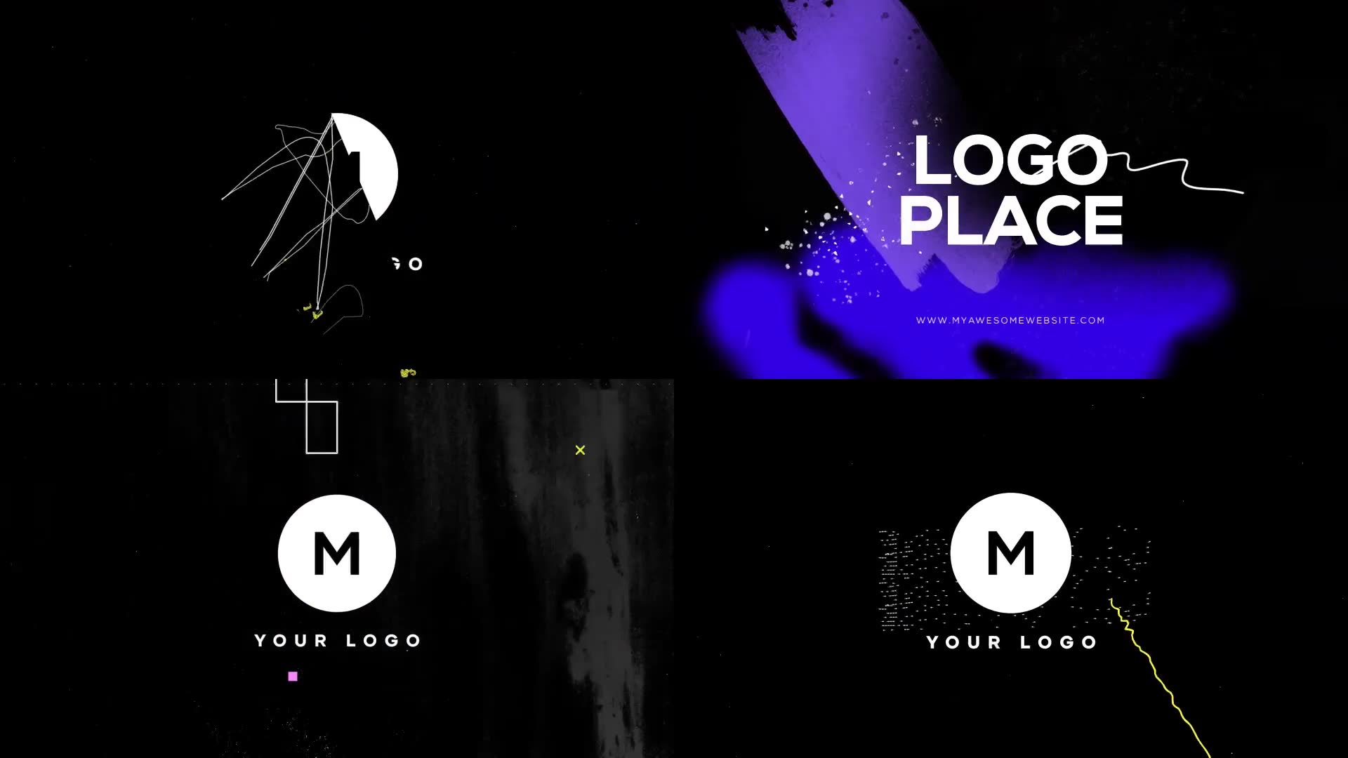 Grunge Logos Intro Pack Videohive 36413458 Premiere Pro Image 2