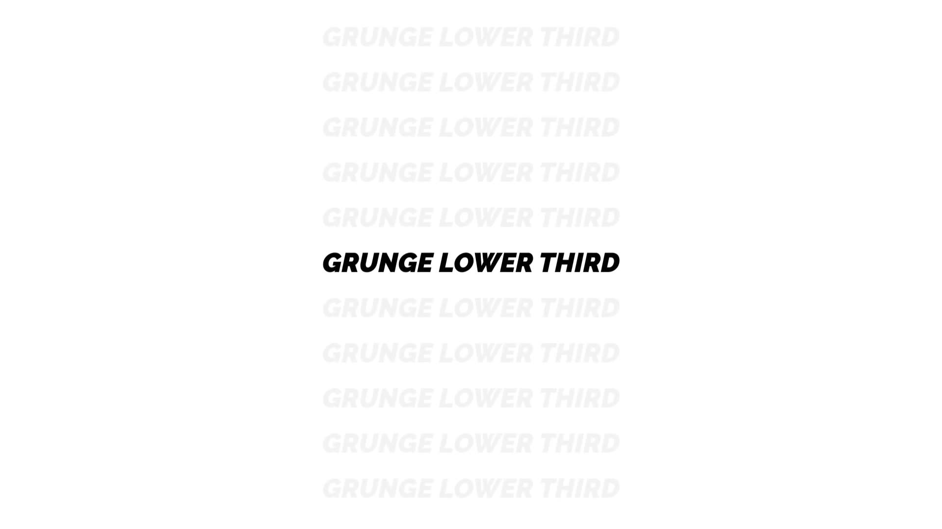 Grunge Lower Third Videohive 31944951 After Effects Image 2