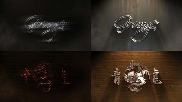 Grunge Metal Logo - Download Videohive 23581010