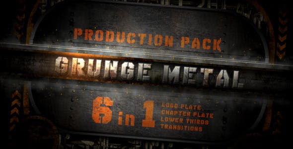 grunge metal production pack - Download 2224440 Videohive