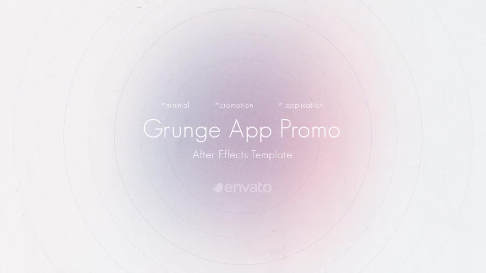 Grunge Minimal App Promo Videohive 33402496 After Effects Image 1