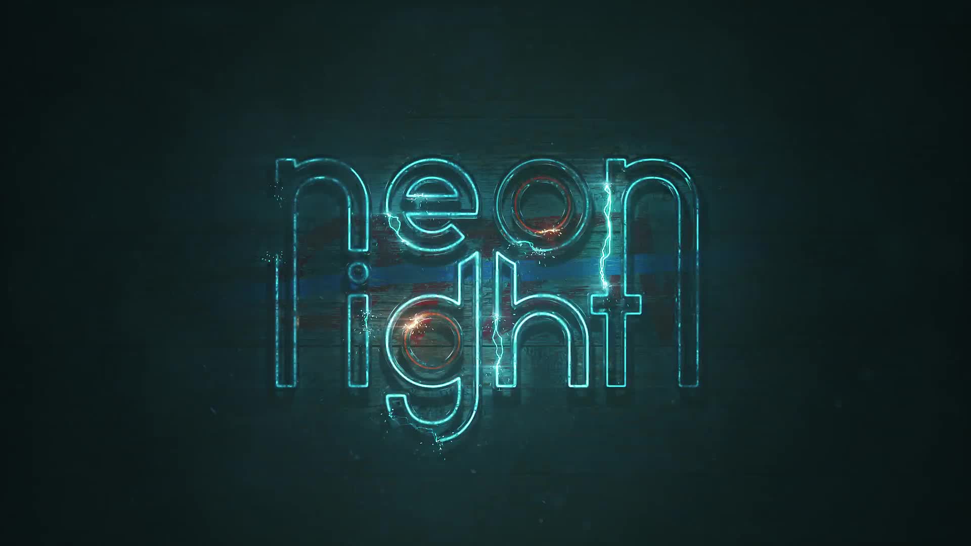 Grunge Neon Logo Videohive 25272519 After Effects Image 1