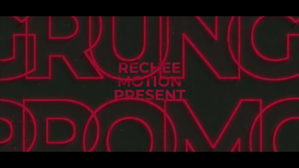 Grunge Neon Promo Videohive 27405354 Apple Motion Image 1