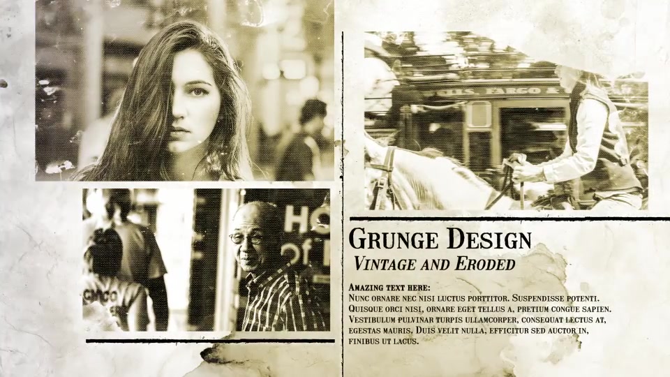 Grunge Newspaper Slideshow - Download Videohive 12575186