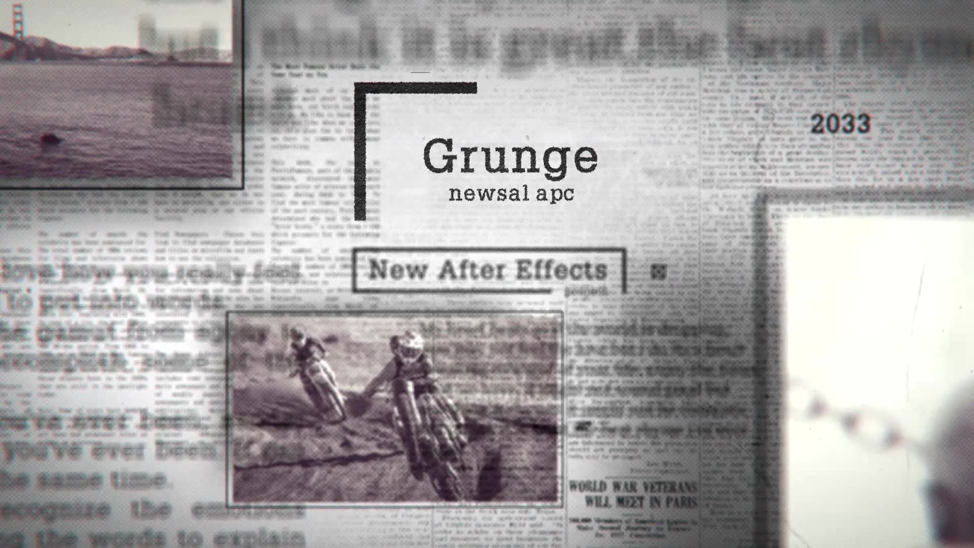 Grunge Newspaper Slideshow Videohive 19828399 After Effects Image 3