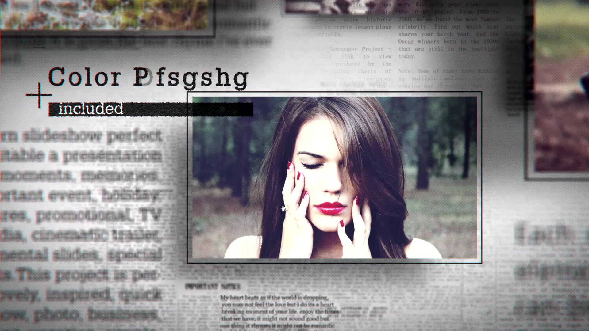 Grunge Newspaper Slideshow Videohive 19828399 After Effects Image 5
