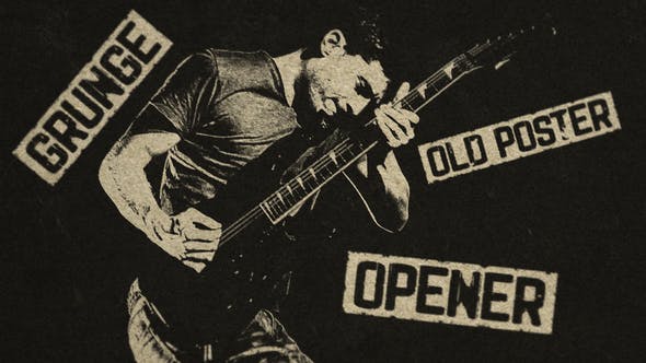 Grunge Old Poster Opener - Download 27578965 Videohive