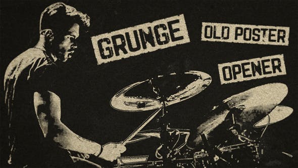 Grunge Old Poster Opener - Videohive 27389878 Download