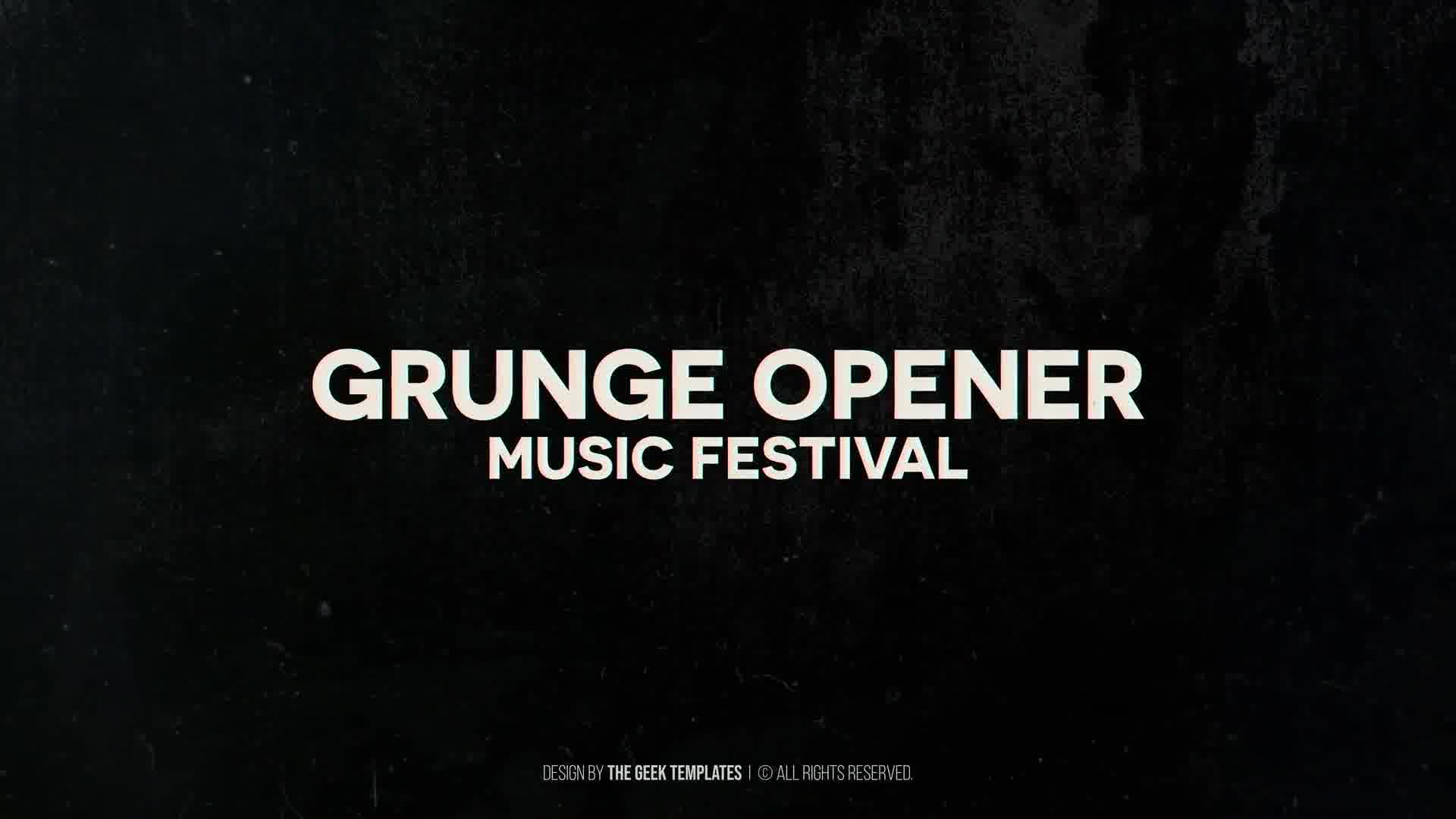 Grunge Opener Music Festival Videohive 31518585 After Effects Image 12