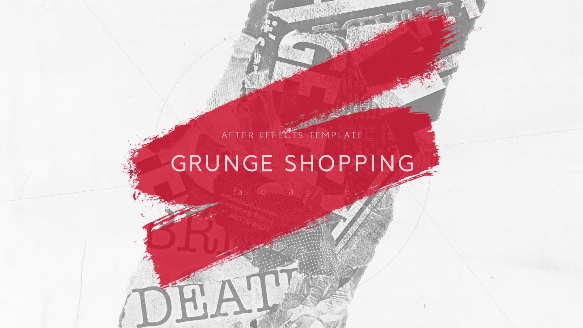Grunge Shopping Promo Videohive 32987020 After Effects Image 1