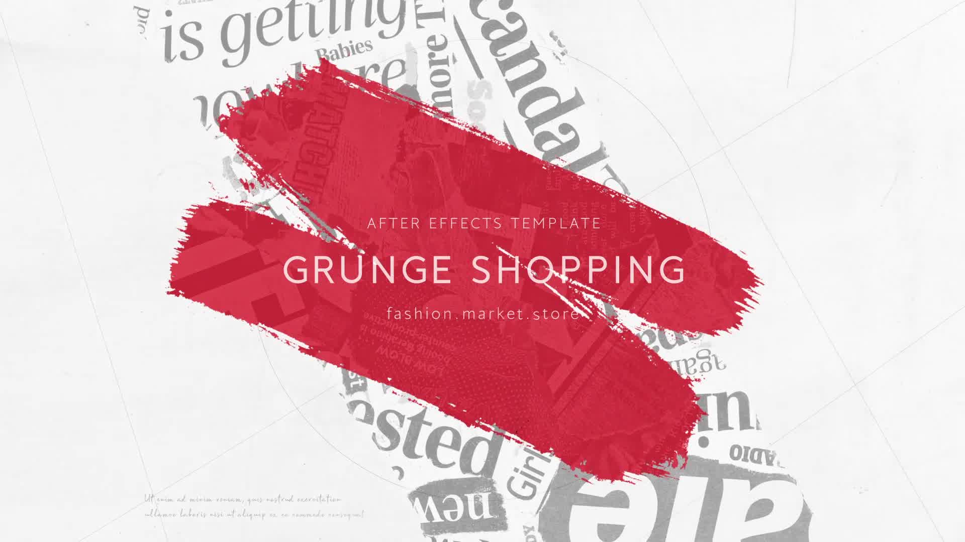Grunge Shopping Promo Videohive 32987020 After Effects Image 13