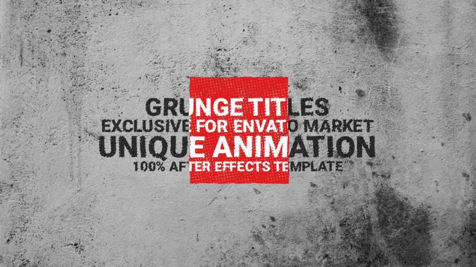 Grunge Titles Videohive 23257635 After Effects Image 7