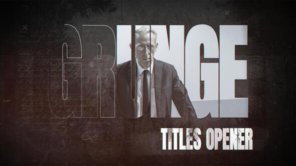 Grunge Titles Opener - Download Videohive 54107209